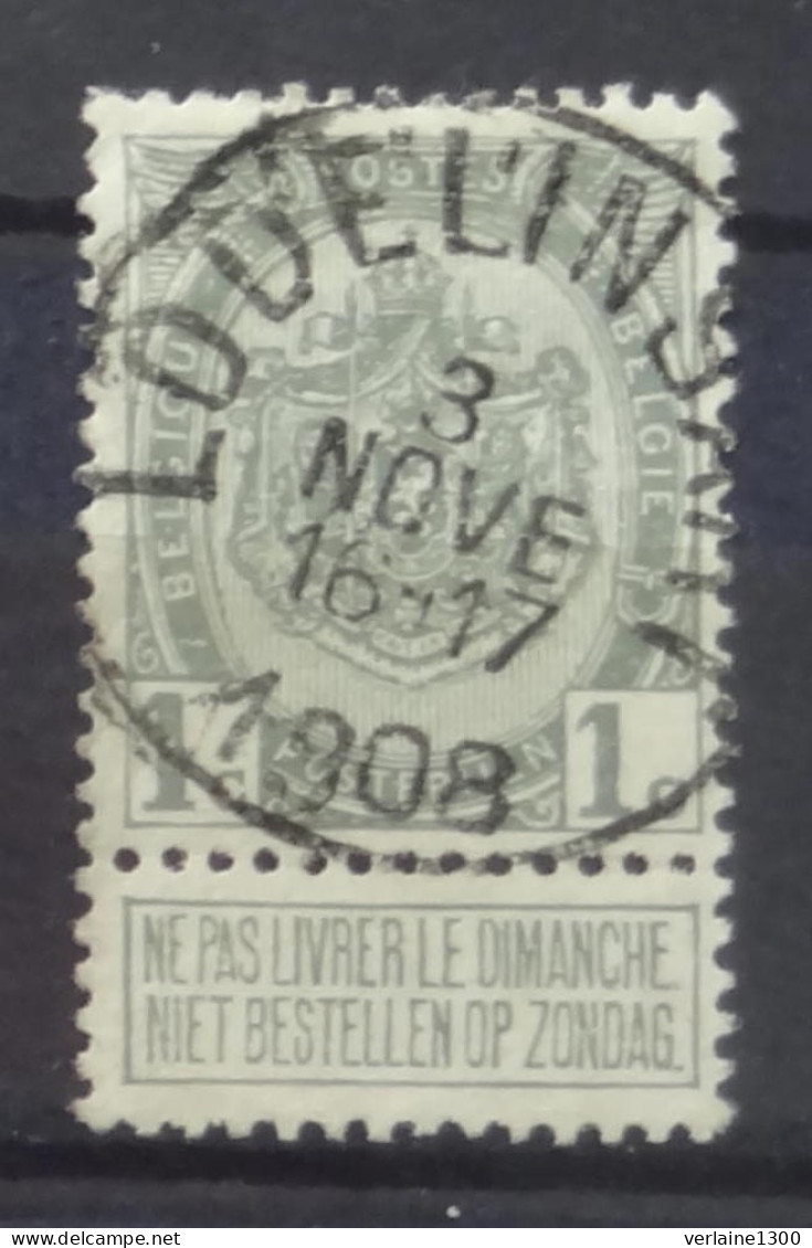 81 Avec Belle Oblitération Lodelinsart - 1893-1907 Coat Of Arms