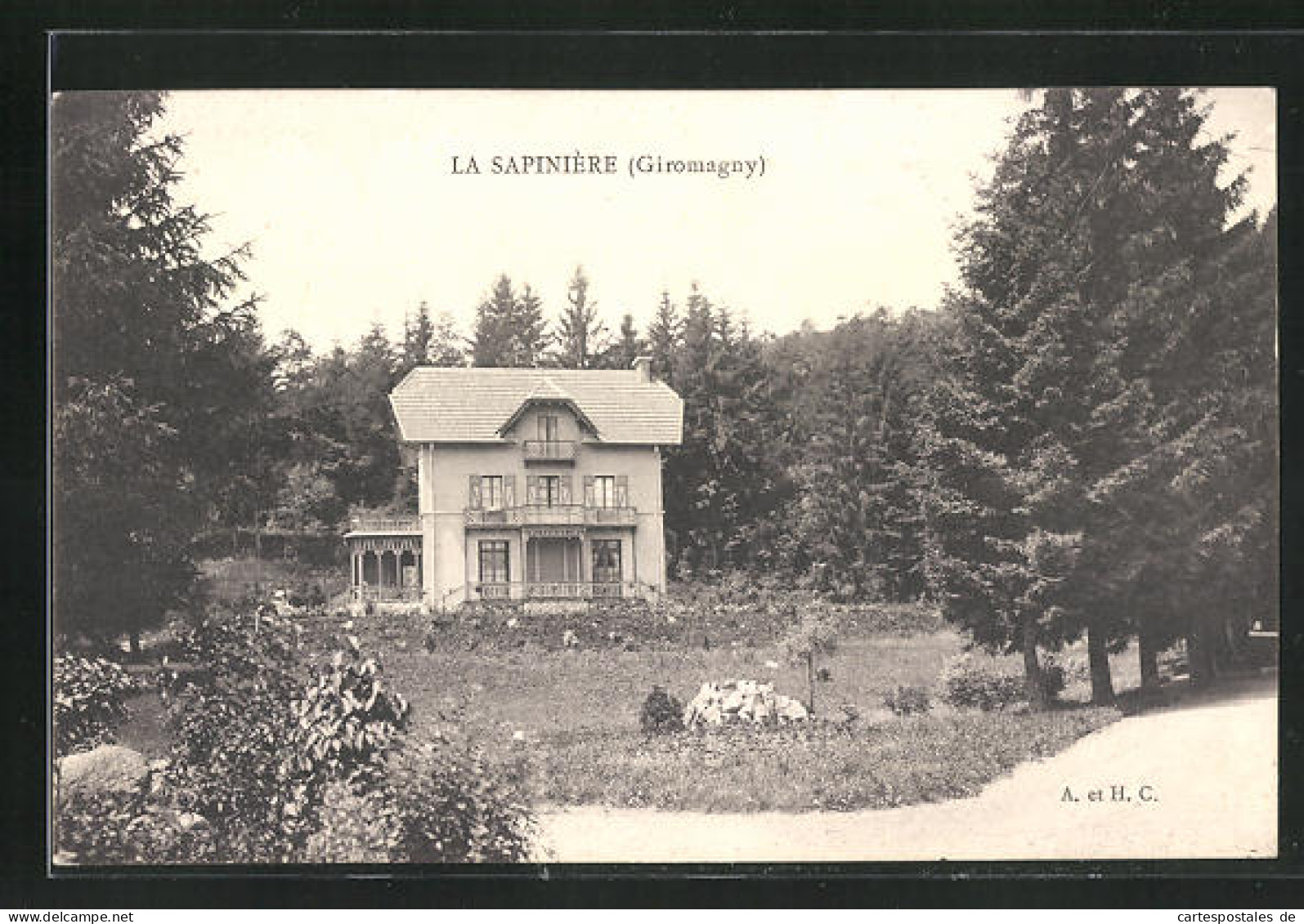 CPA Giromagny, La Sapiniére  - Giromagny