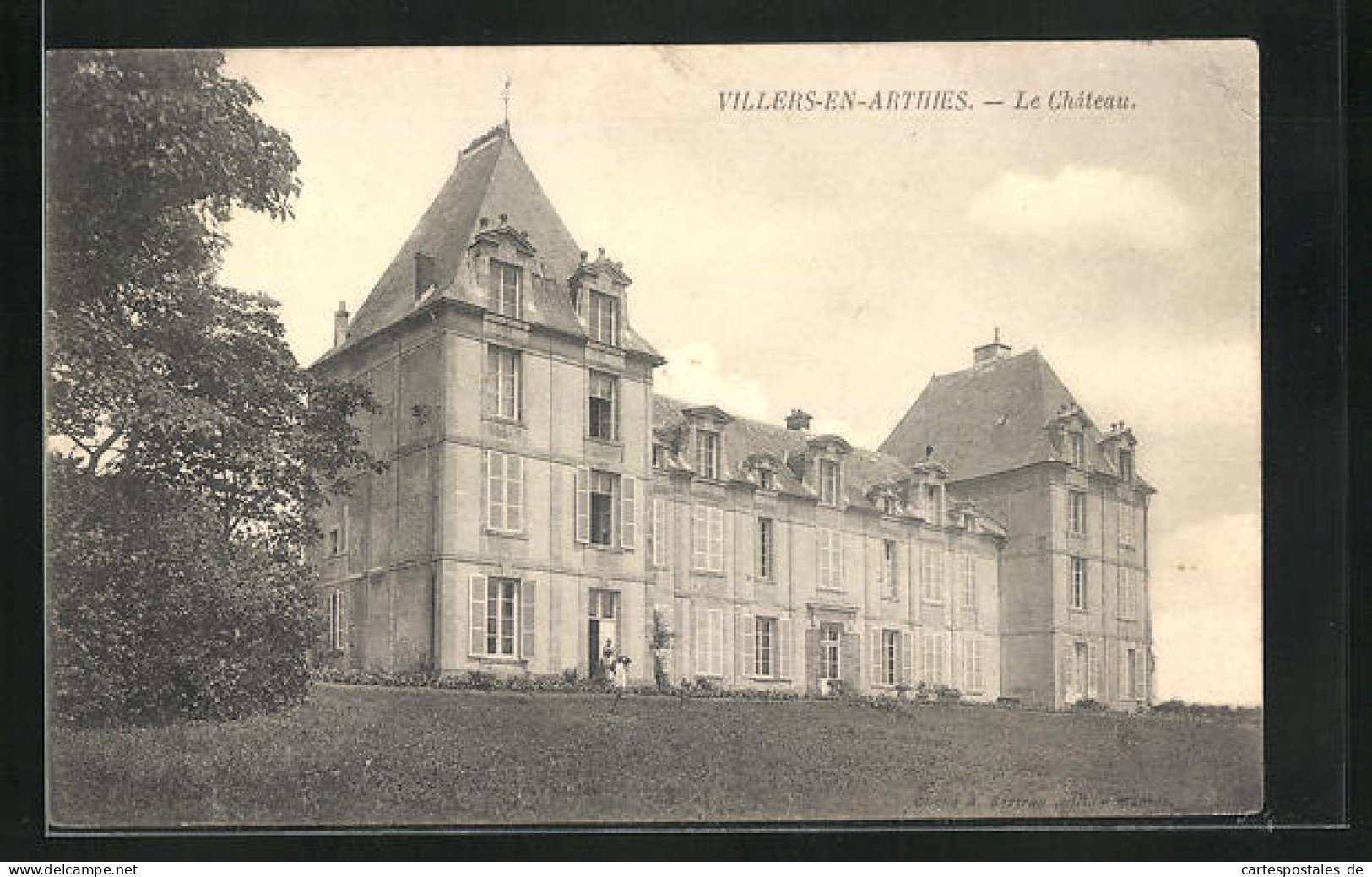 CPA Villers-en-Arthies, Le Chateau  - Arthies