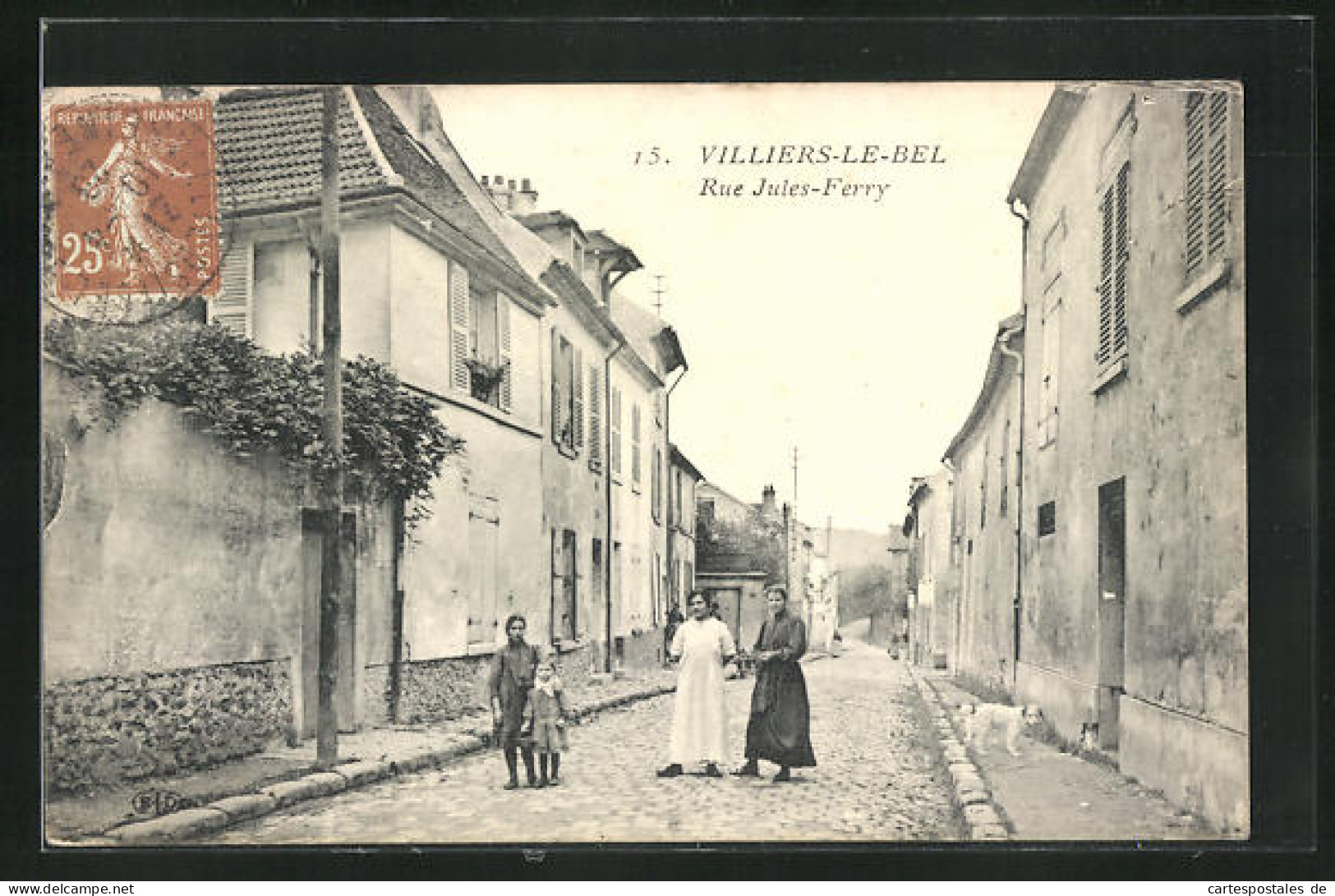 CPA Villiers-le-Bel, Rue Jules-Ferry  - Villiers Le Bel