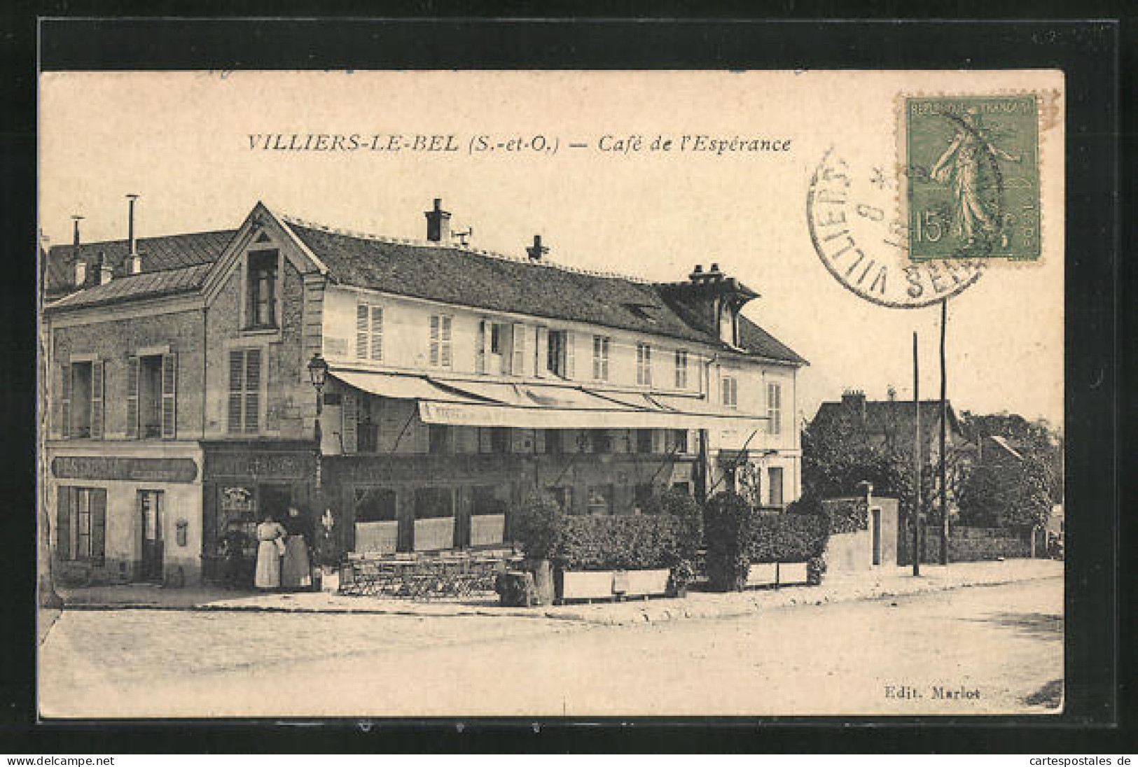 CPA Villiers-le-Bel, Cafe De L`Esperance  - Villiers Le Bel