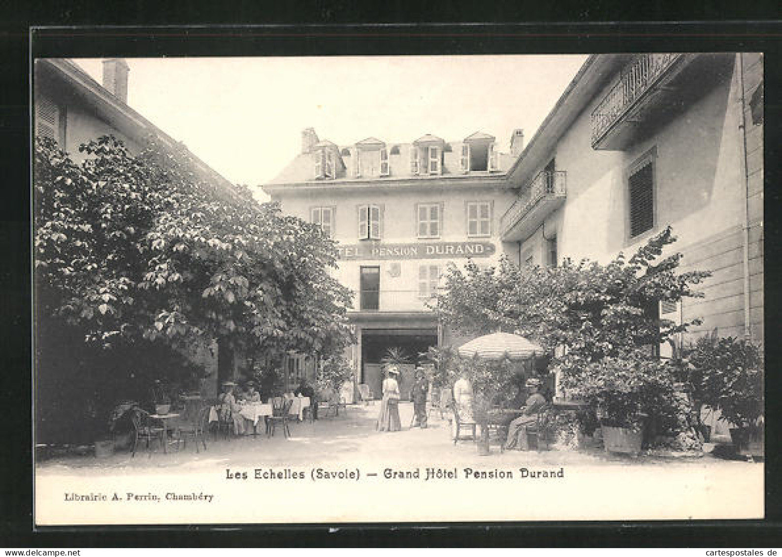 CPA Les Echelles, Grand Hôtel Pension Durand  - Sonstige & Ohne Zuordnung