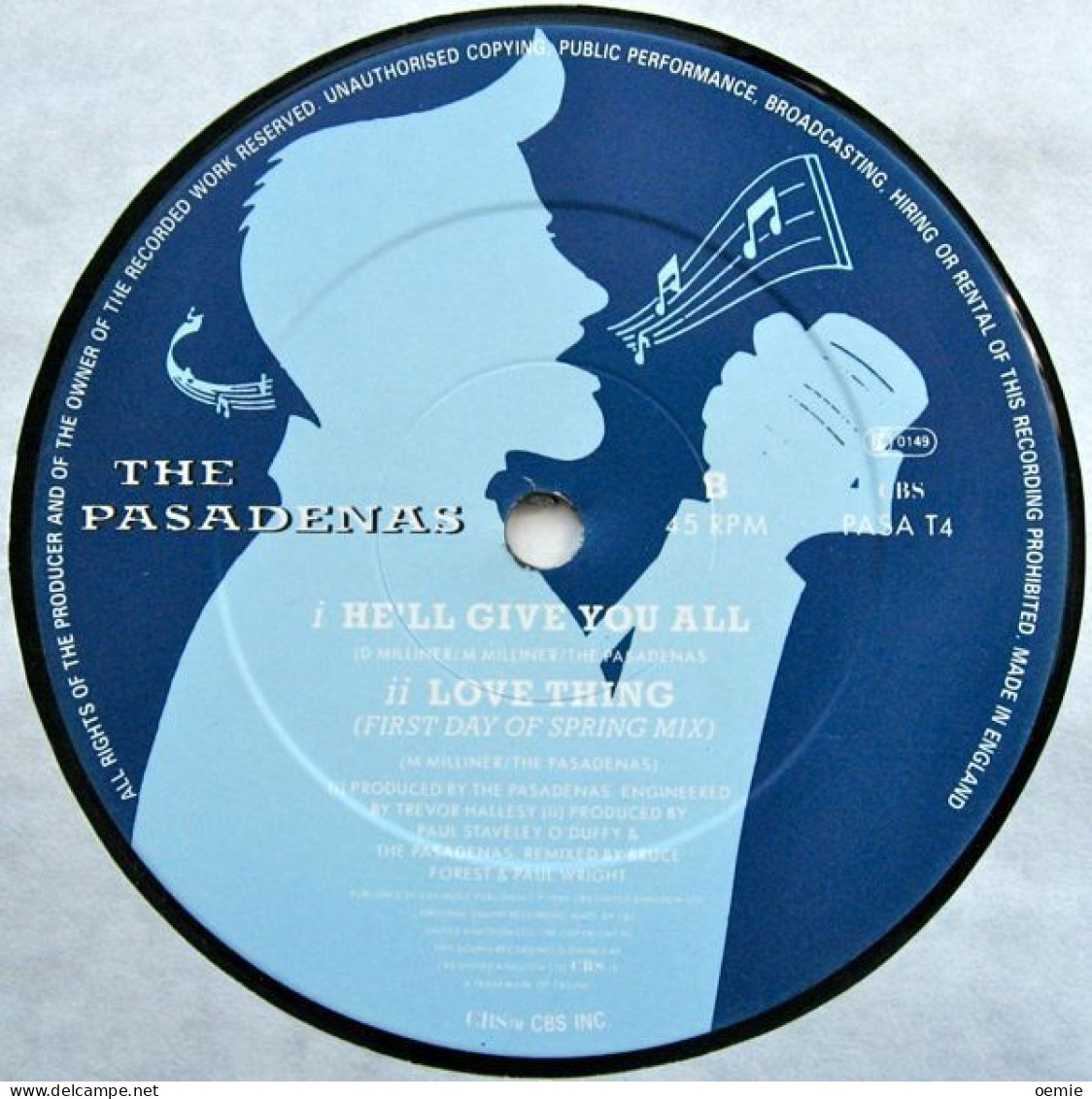 THE PASADENAS   LOVE THING - 45 Rpm - Maxi-Singles