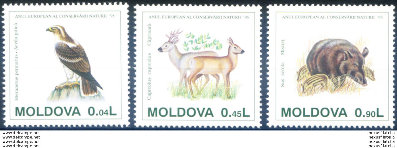 Anno Europeo Della Conservazione Natura 1995. - Moldavie