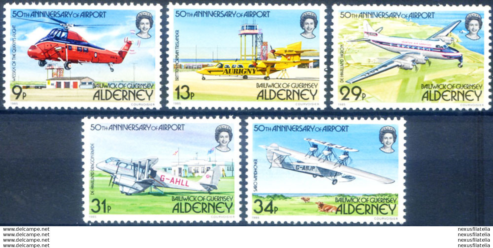Aeroporto Di Alderney 1985. - Guernesey