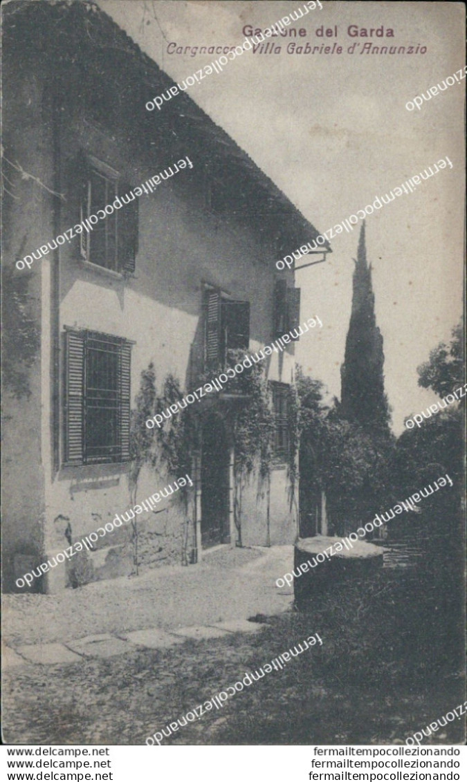 Bs433 Cartolina Gardone Del Garda Cargnacco Villa Provincia Di Brescia Lombardia - Brescia