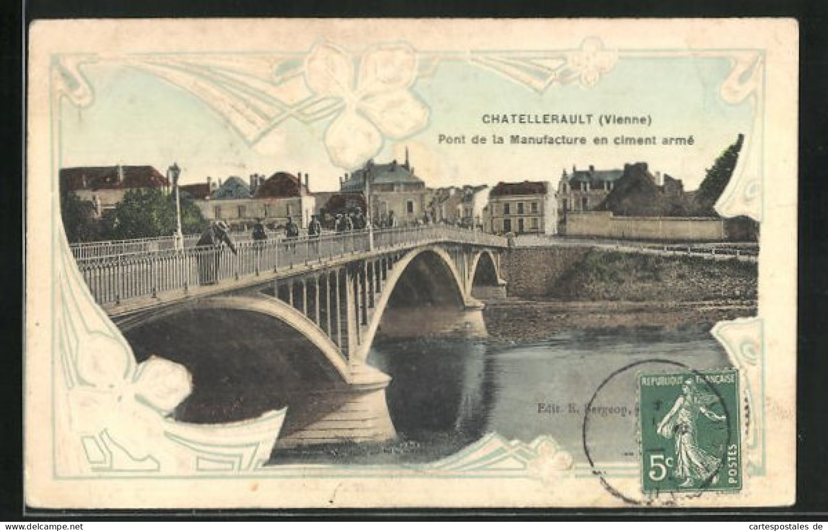 CPA Chatellerault, Pont De La Manufacture En Ciment Arme  - Chatellerault