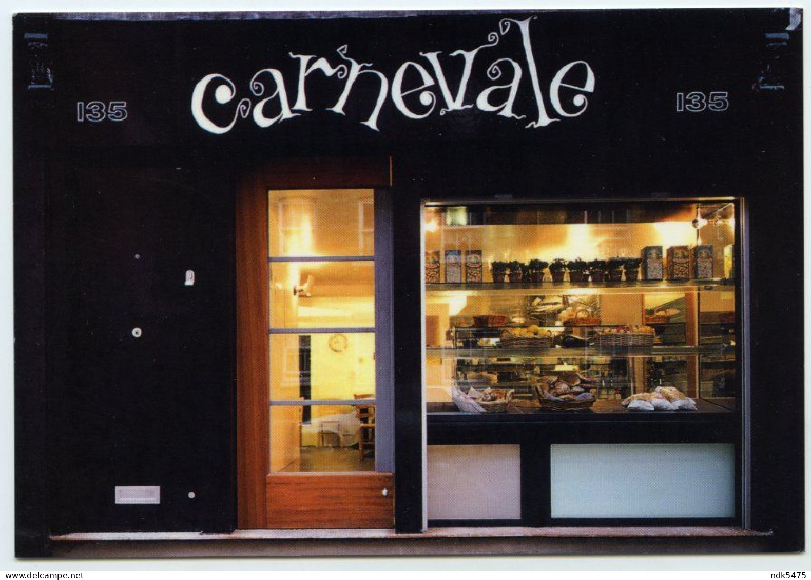 LONDON : CARNEVALE RESTAURANT, WHITECROSS STREET, ISLINGTON (10 X 15cms Approx.) - London Suburbs