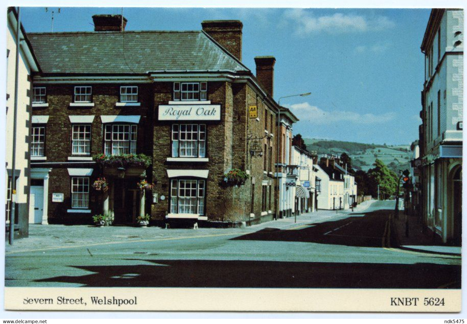 WELSHPOOL : SEVERN STREET, ROYAL OAK HOTEL (10 X 15cms Approx.) - Montgomeryshire