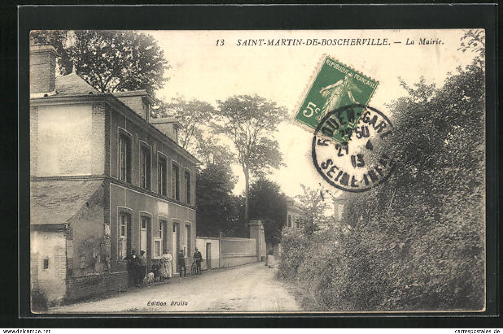 CPA Saint-Martin-de-Boscherville, La Mairie  - Saint-Martin-de-Boscherville