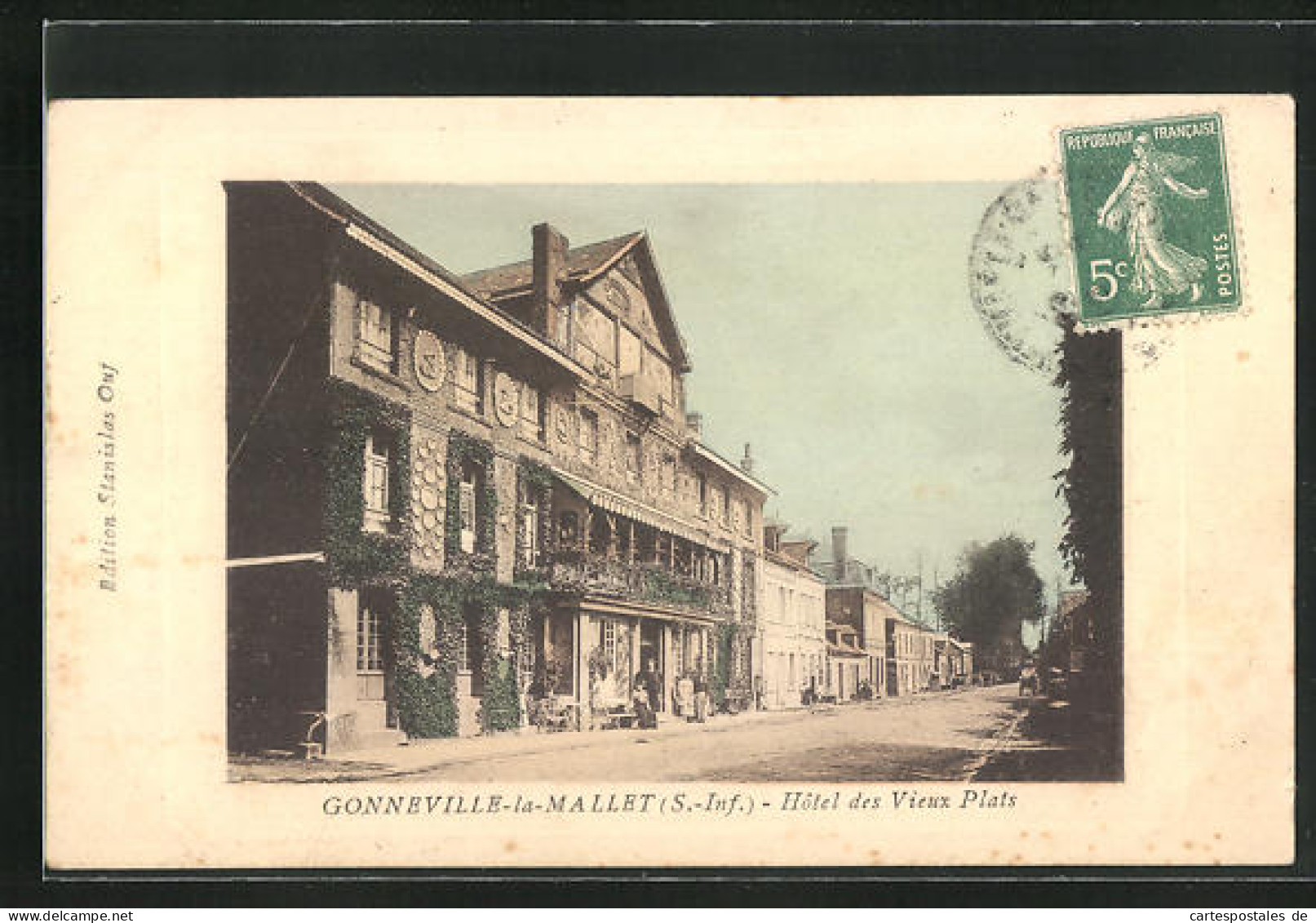 CPA Gonneville-la-Mallet, Hotel Des Vieux Plats  - Sonstige & Ohne Zuordnung