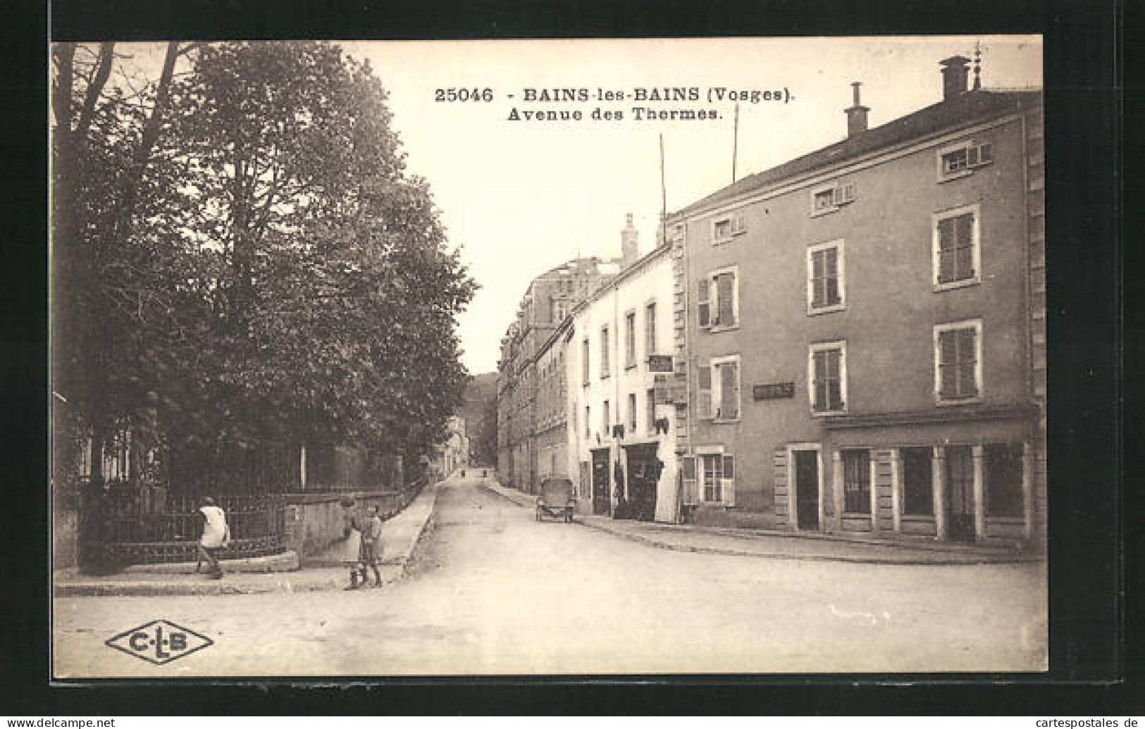 CPA Bains-les-Bains, Avenue Des Thermes  - Bains Les Bains