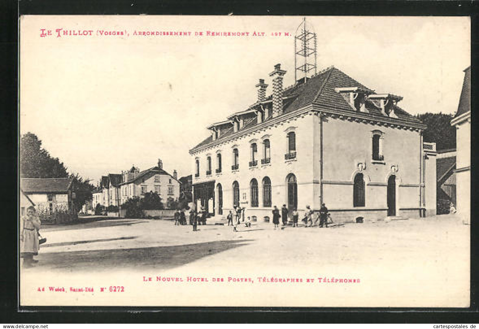 CPA Le Thillot, Le Nouvel Hotel Des Postes, Télégraphes Et Téléphones  - Le Thillot