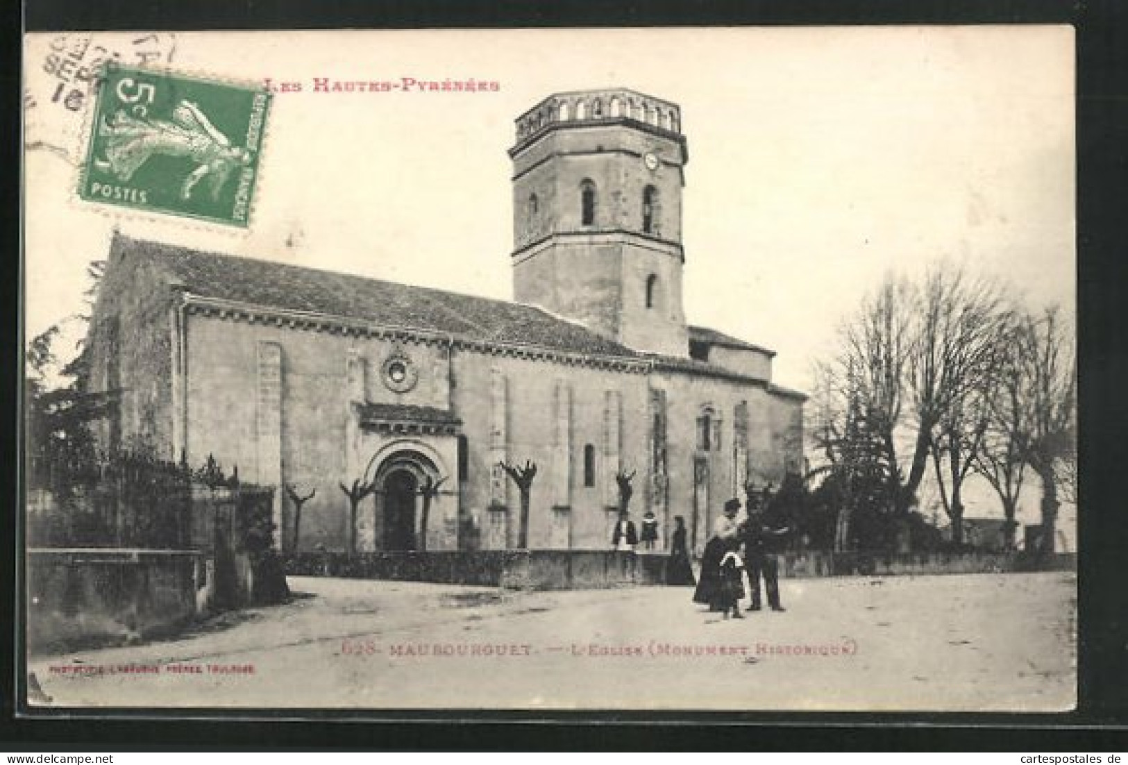 CPA Maubourguet, L`Eglise  - Maubourguet