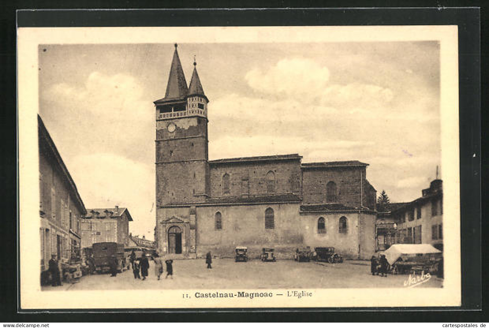 CPA Castelnau-Magnoac, L`Eglise  - Castelnau Magnoac