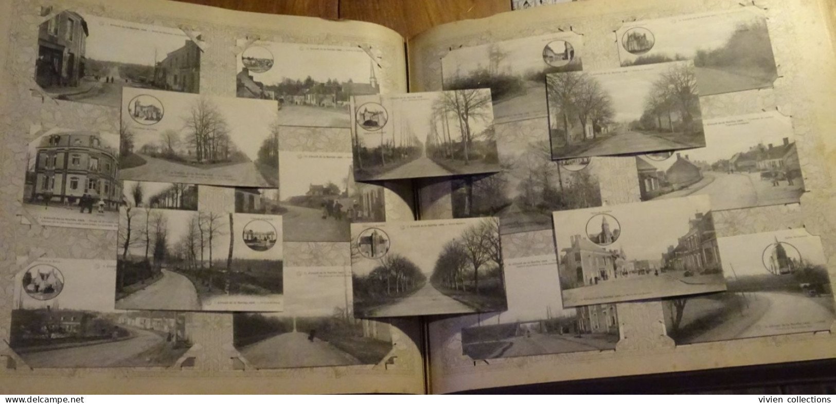 Série Complète Des 26 Cartes édit. J. B. Course Automobile Circuit De La Sarthe 1906 Le Mans St Calais La Ferté Bernard - Sonstige & Ohne Zuordnung