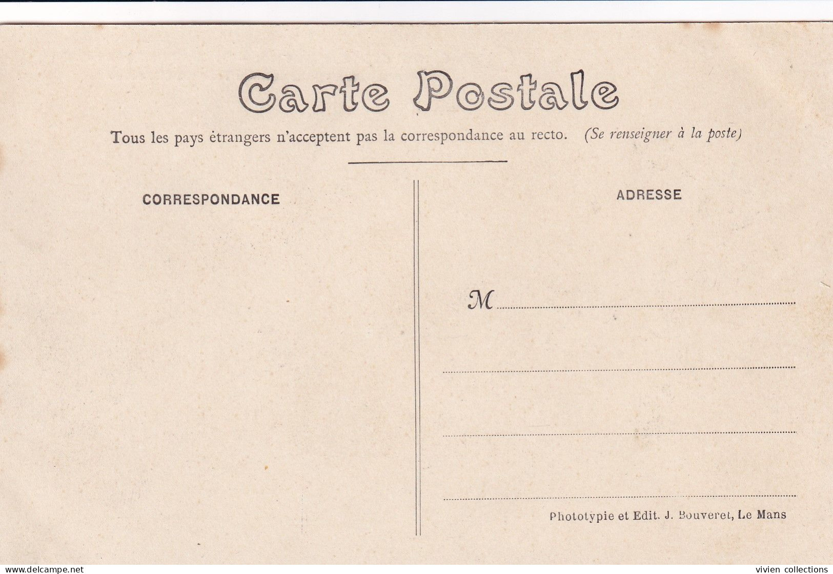 Série complète des 26 cartes édit. J. B. Course automobile circuit de la Sarthe 1906 Le Mans St Calais La Ferté Bernard