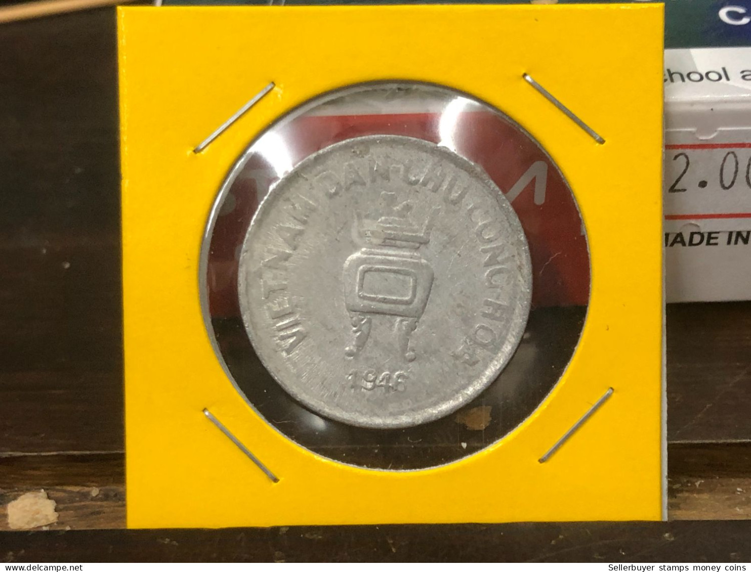 VIET-NAM DAN-CHU CONG-HOA-aluminium-KM#2.1 1946 5 Hao(coins Error Backside Printing 2 Pm)-1 Pcs- Xf No 1 - Viêt-Nam
