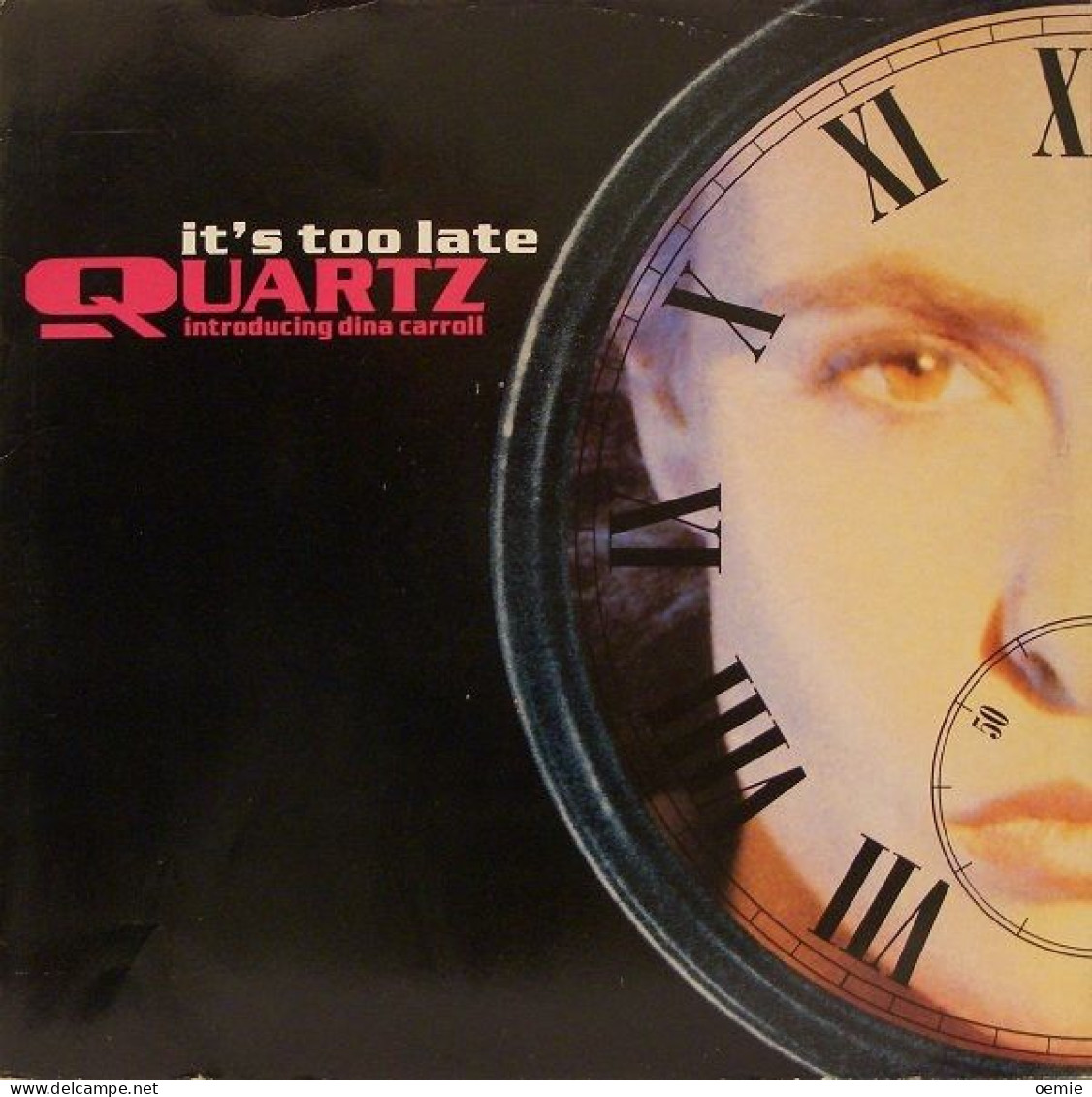 QUARTZ  IT'S TOO LATE - 45 Rpm - Maxi-Single