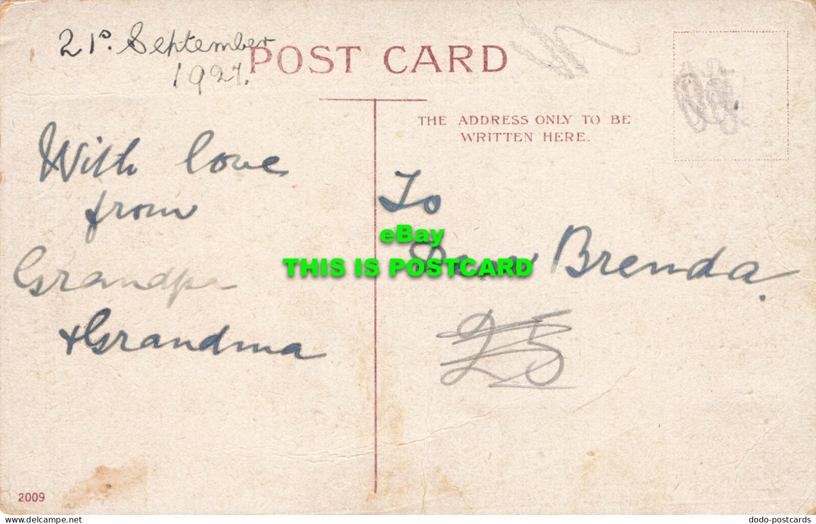 R603360 Many Happy Returns. Rose. Postcard. 1927 - Wereld