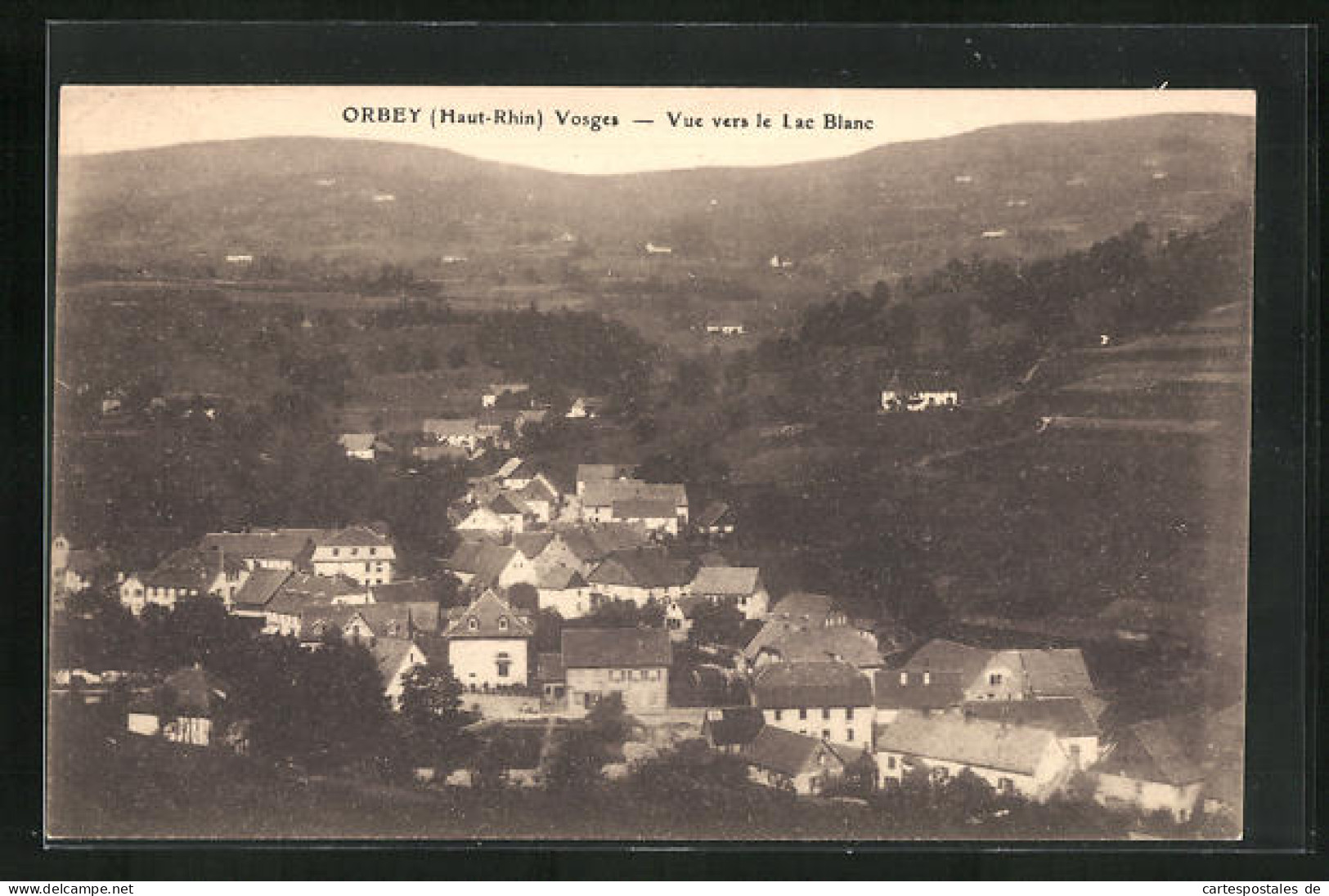 CPA Orbey, Vue Vers Le Lac Blanc  - Orbey