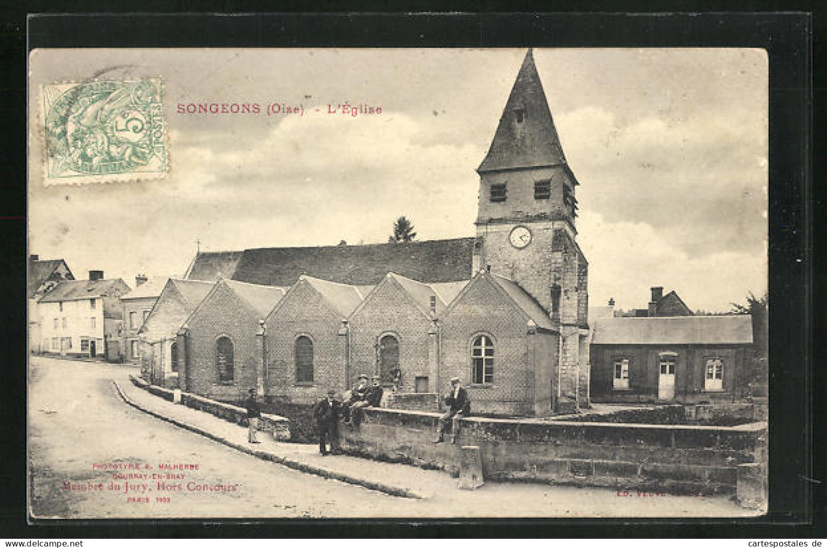 CPA Songeons, L'Eglise  - Songeons