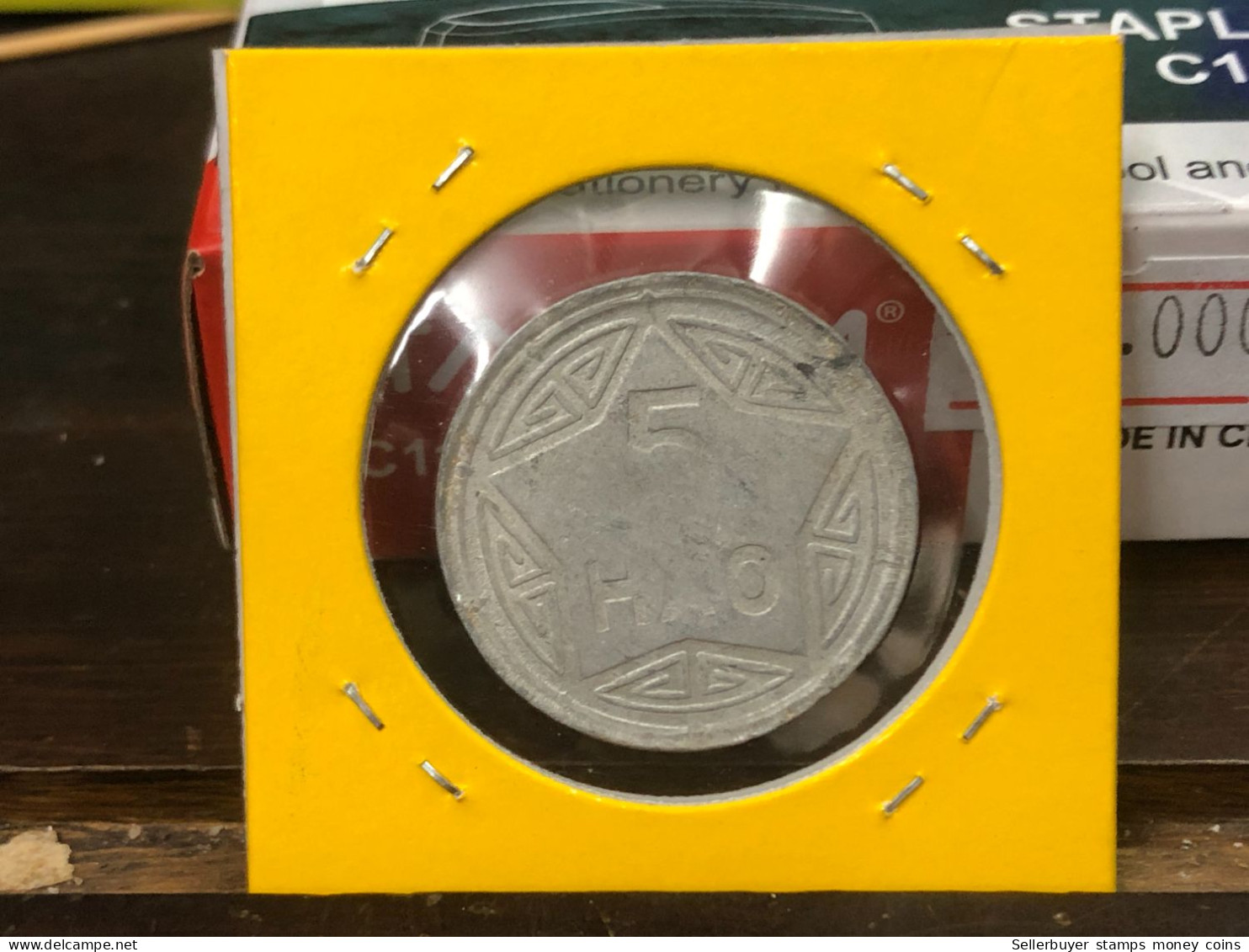 VIET-NAM DAN-CHU CONG-HOA-aluminium-KM#2.1 1946 5 Hao(coins Error Print Thicker 3cm)-1 Pcs- Xf No 35 - Vietnam