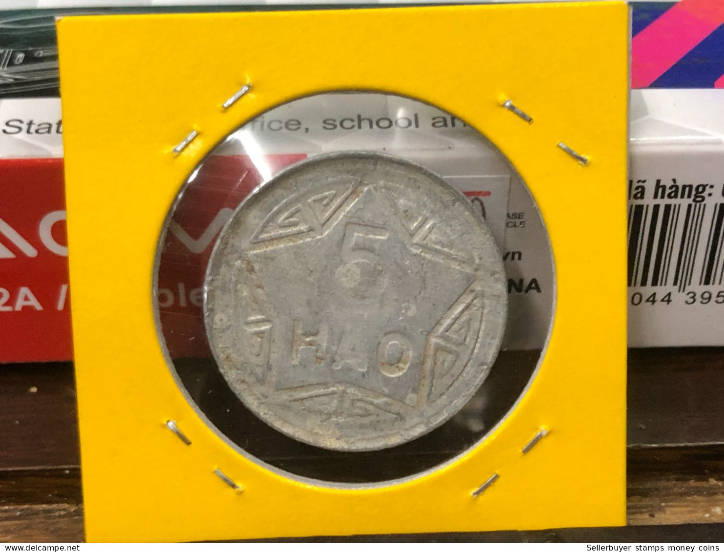 VIET-NAM DAN-CHU CONG-HOA-aluminium-KM#2.1 1946 5 Hao(coins Error Print Thicker 3cm)-1 Pcs- Xf No 32 - Viêt-Nam