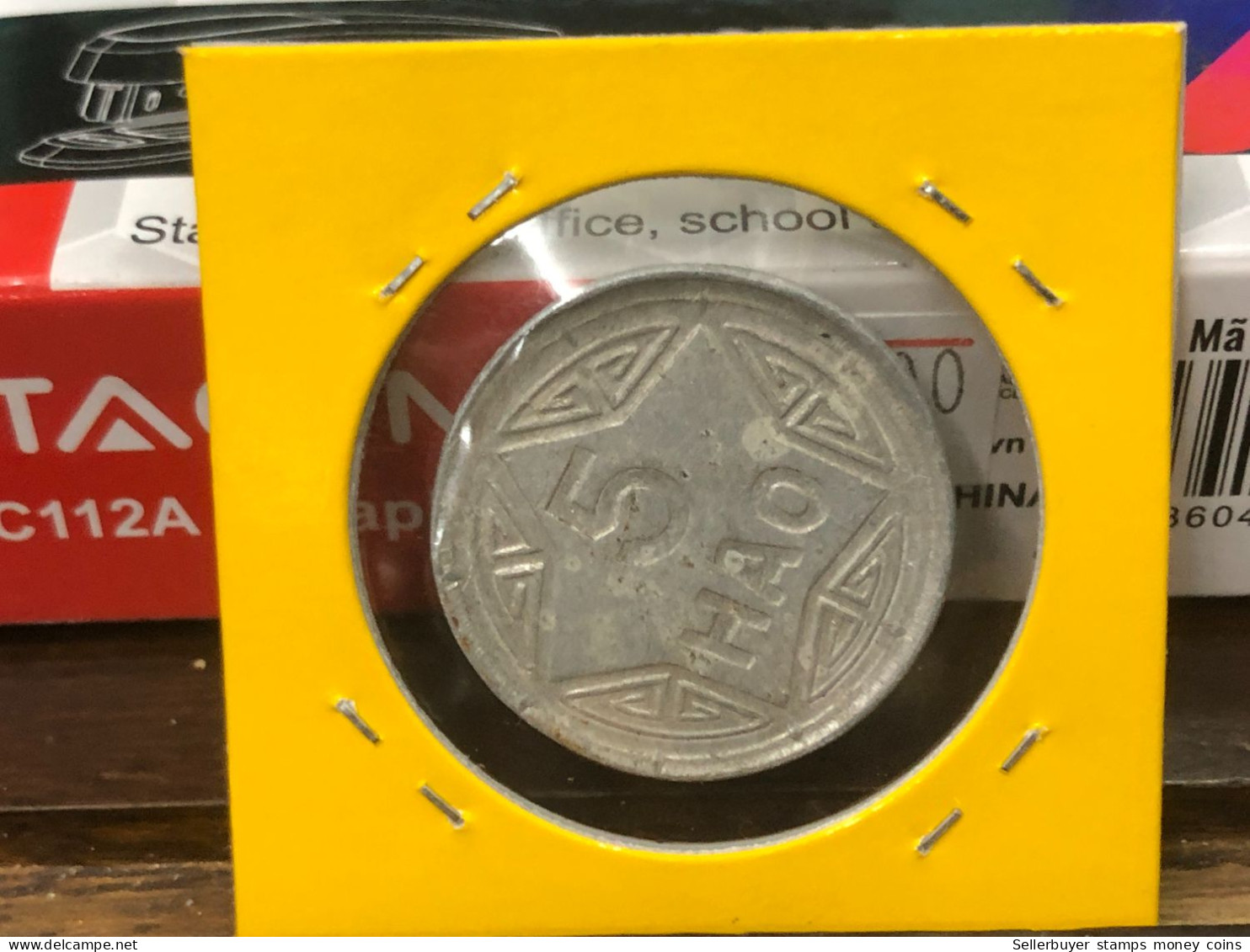 VIET-NAM DAN-CHU CONG-HOA-aluminium-KM#2.1 1946 5 Hao(coins Error Print Thicker 3cm)-1 Pcs- Xf No 29 - Vietnam