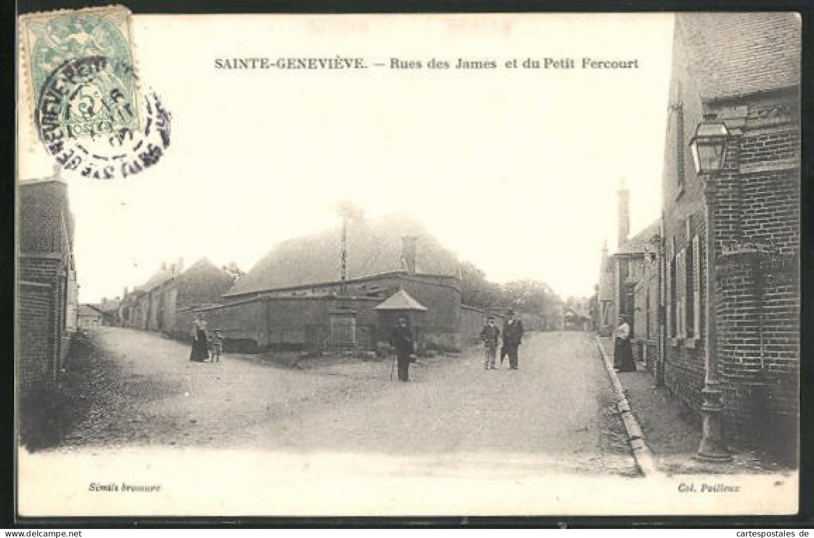 CPA Sainte-Geneviève, Rues Des James Et Du Petit Fercourt  - Sainte-Geneviève