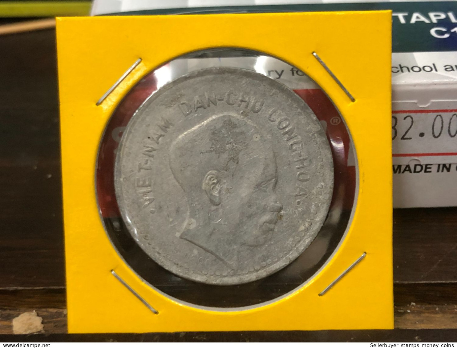 VIET-NAM DAN-CHU CONG-HOA-aluminium-KM#3 1946 1 Dong-(coins Error Print Post Font Backside)41 No -1 Pcs- Xf - Viêt-Nam