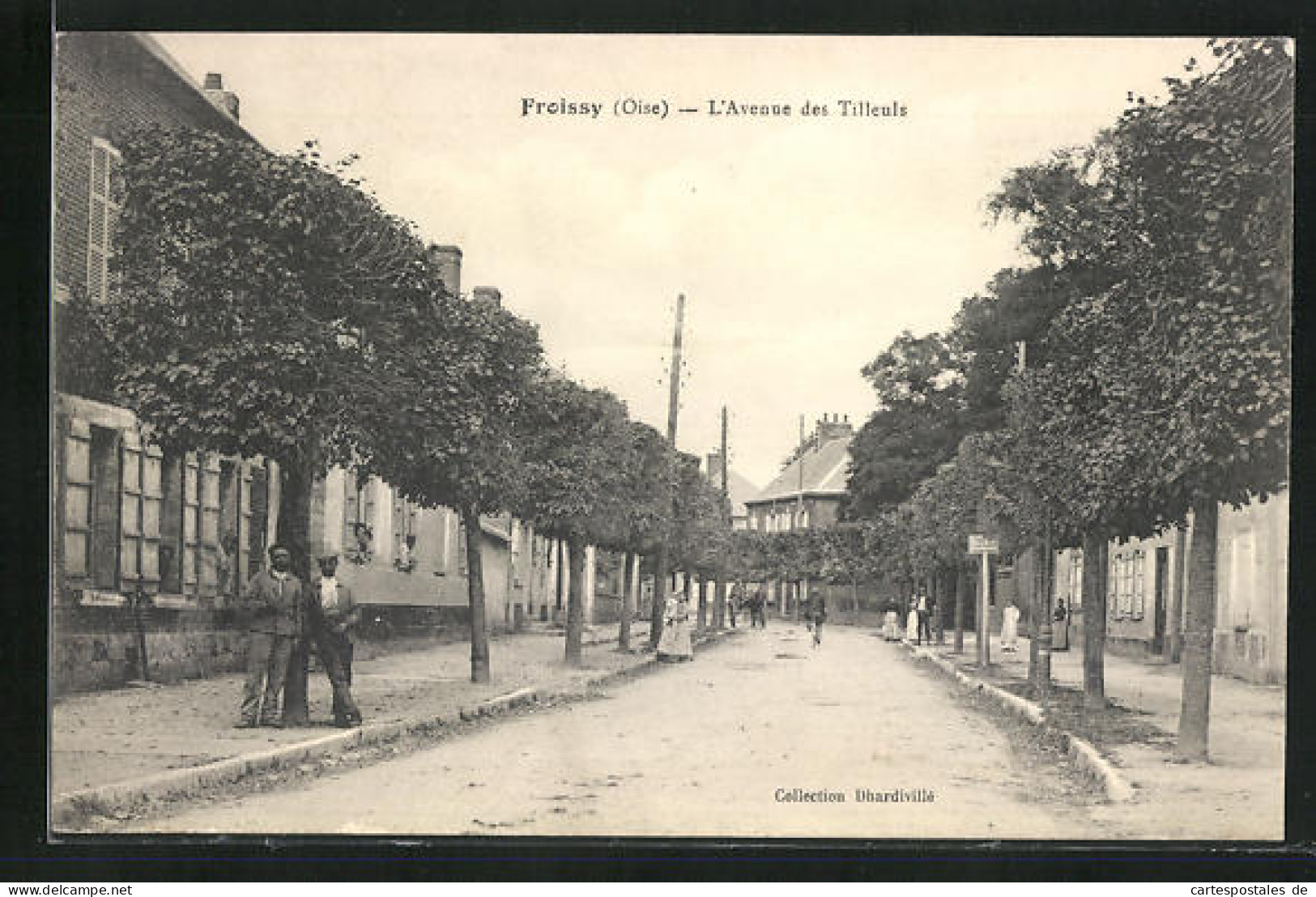 CPA Froissy, L`Avenue Des Tilleuls  - Froissy