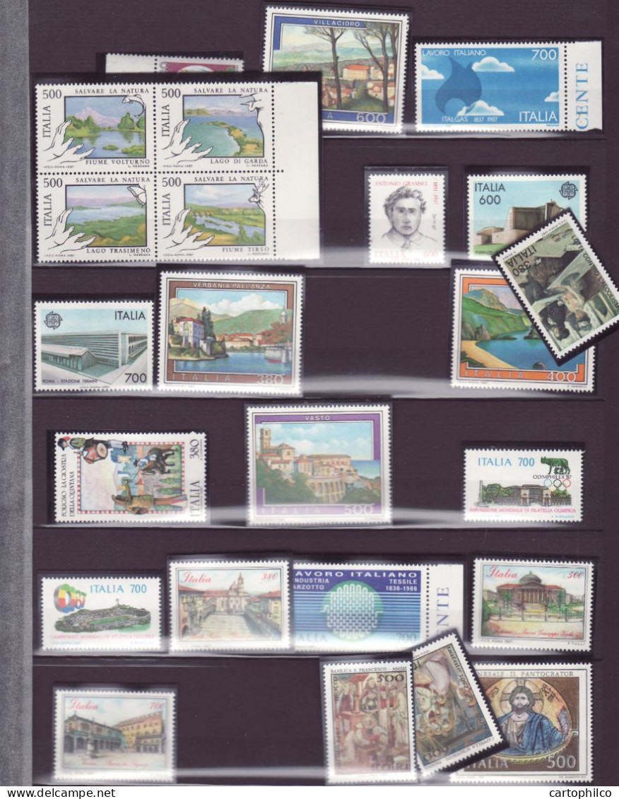 Italy Small Collection ** Year 1987 - Sammlungen