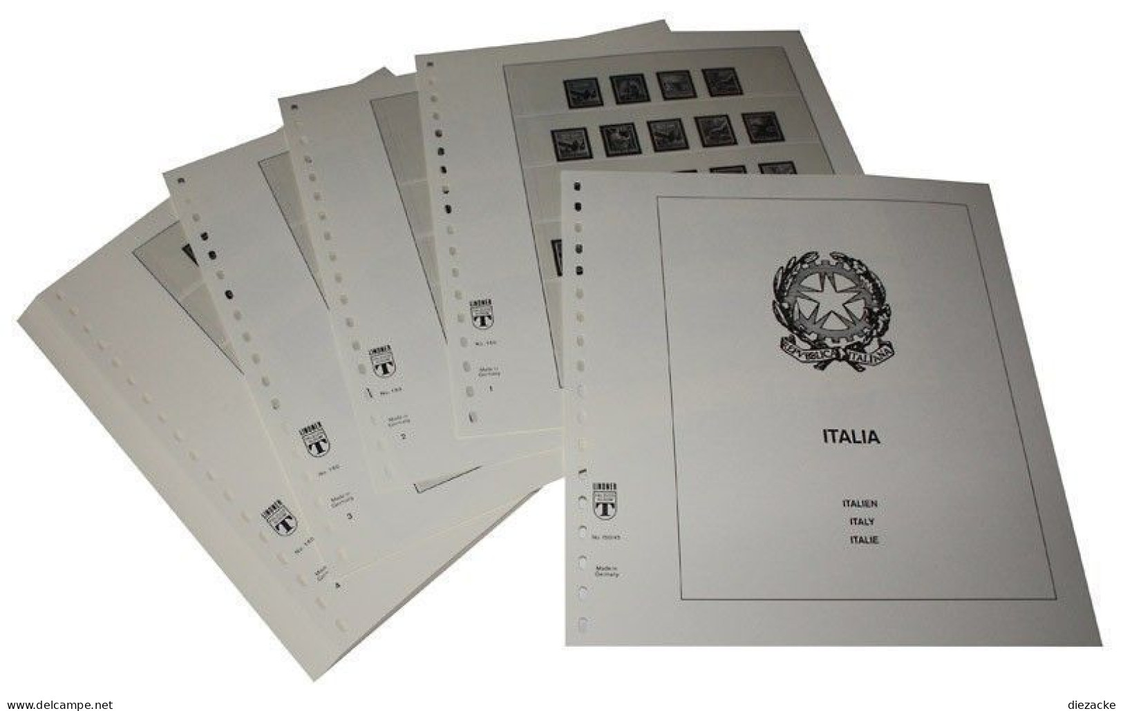 Lindner-T Italien 2012-2015 Vordrucke 151-12 Neuware ( - Vordruckblätter