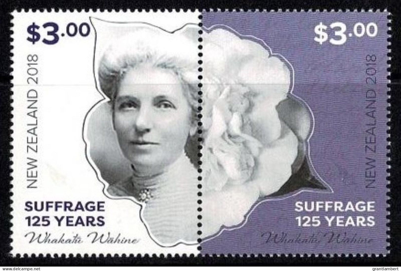 New Zealand 2018 Suffrage  Set Of 2 MNH - Unused Stamps