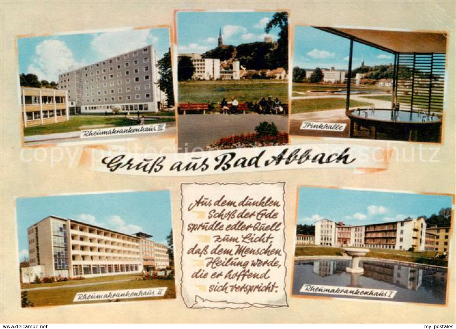 73863170 Bad Abbach Rheumakrankenhaus I II Und III Trinkhalle  Bad Abbach - Bad Abbach