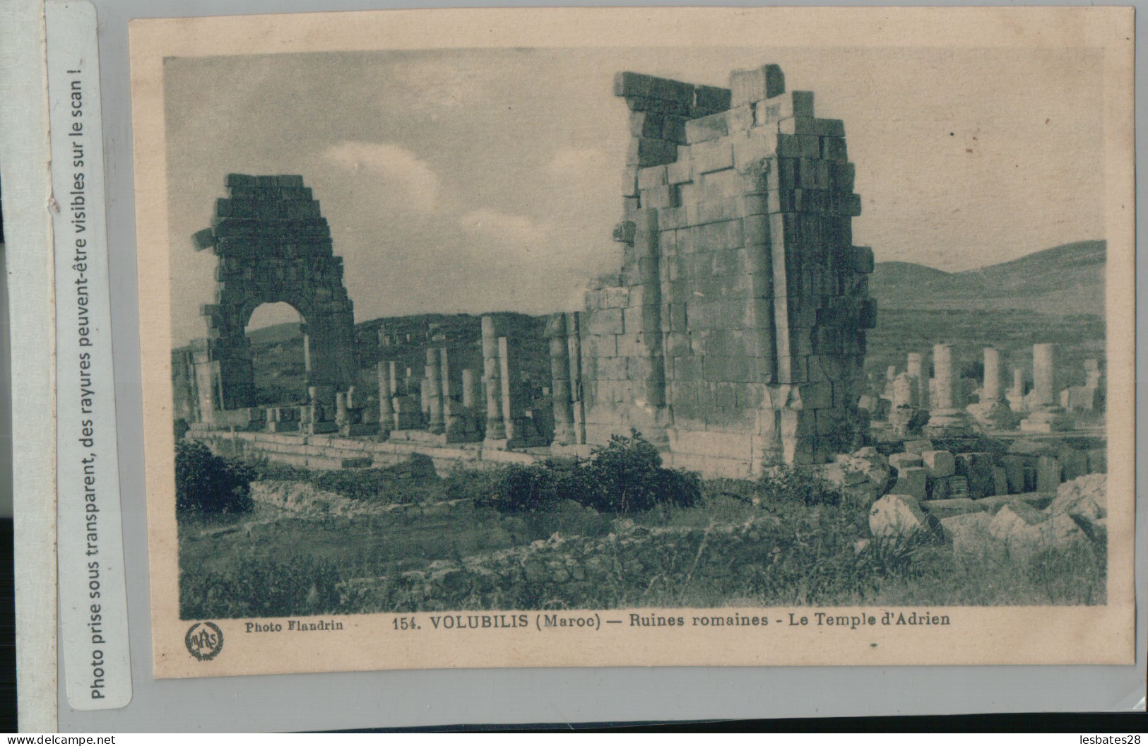 MAROC VOLUBILIS  Ruines Romaines  Le Temble D'Adrien (2024 Avril 257)  - Rabat