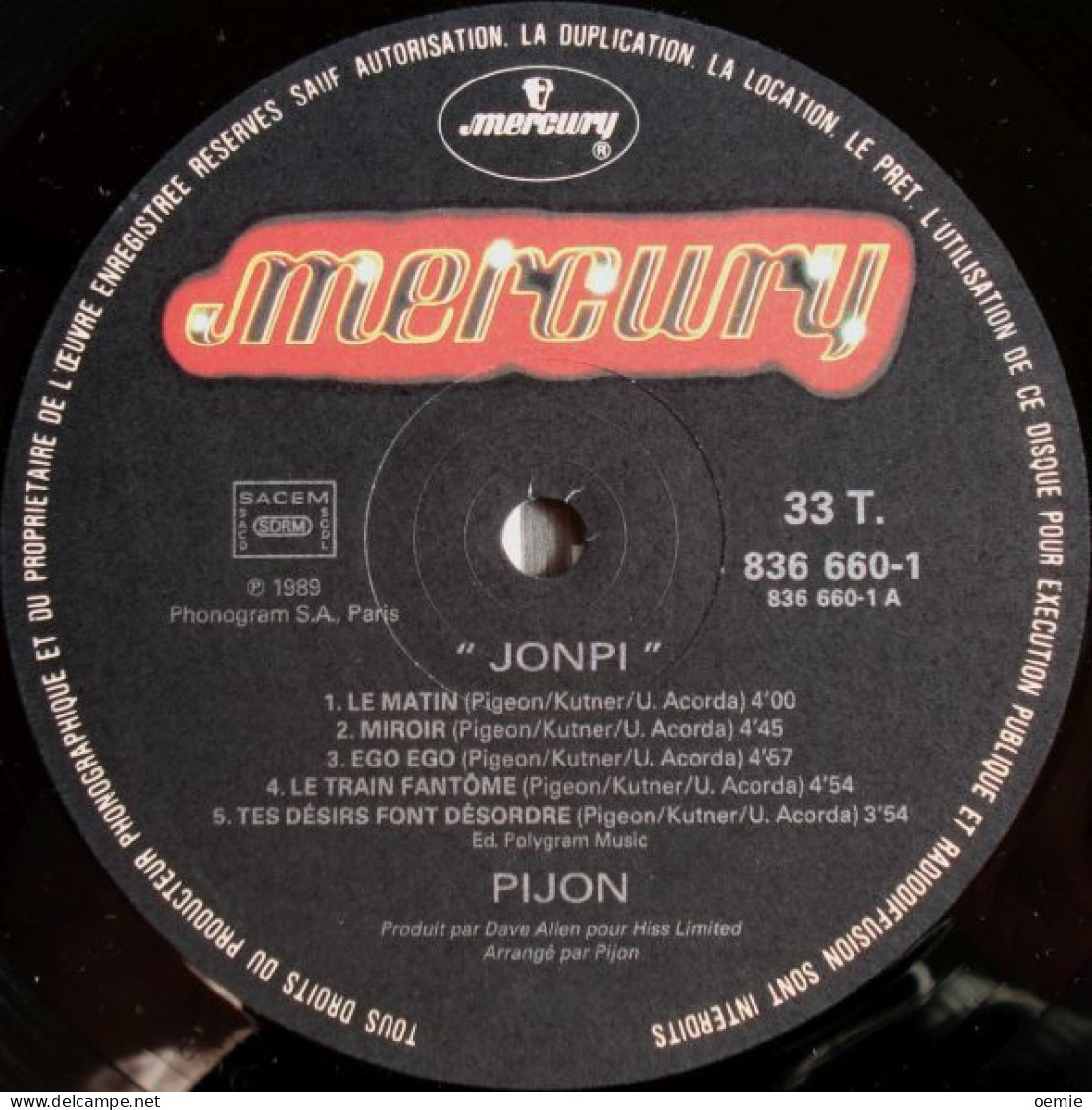 PIJON  JONPI - Otros - Canción Francesa