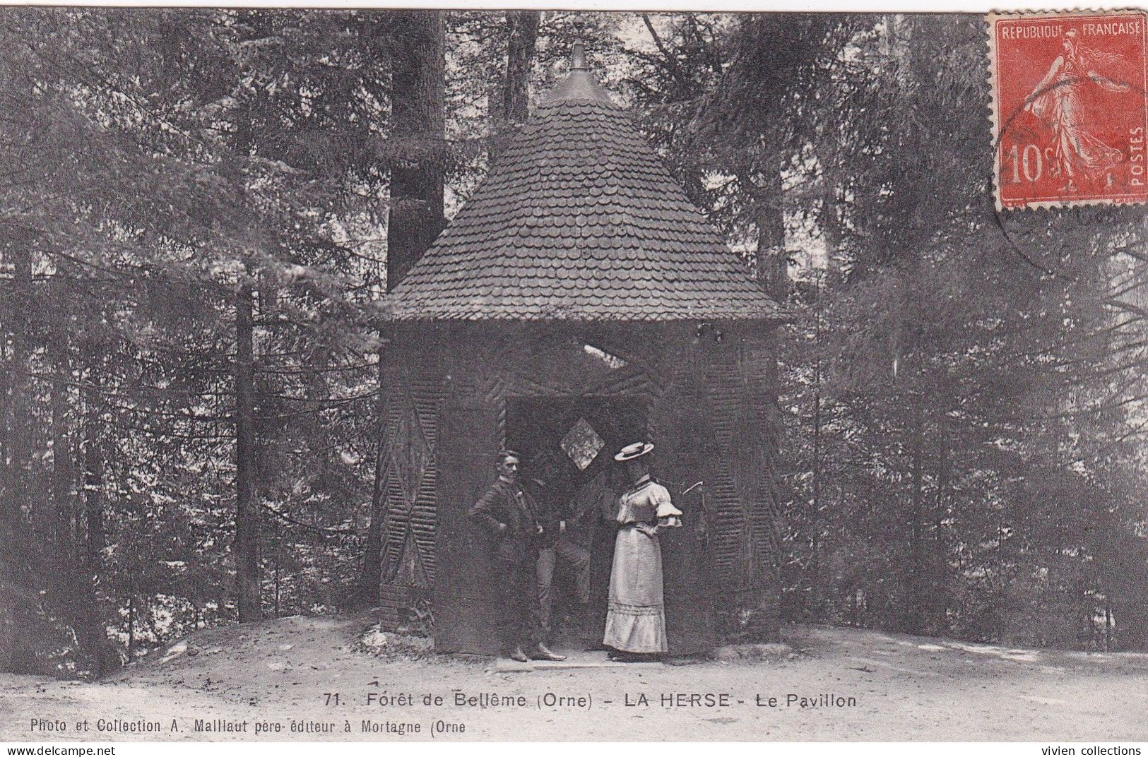 Forêt De Bellême (61 Orne) La Herse Le Pavillon - édit. Maillaut - Sonstige & Ohne Zuordnung