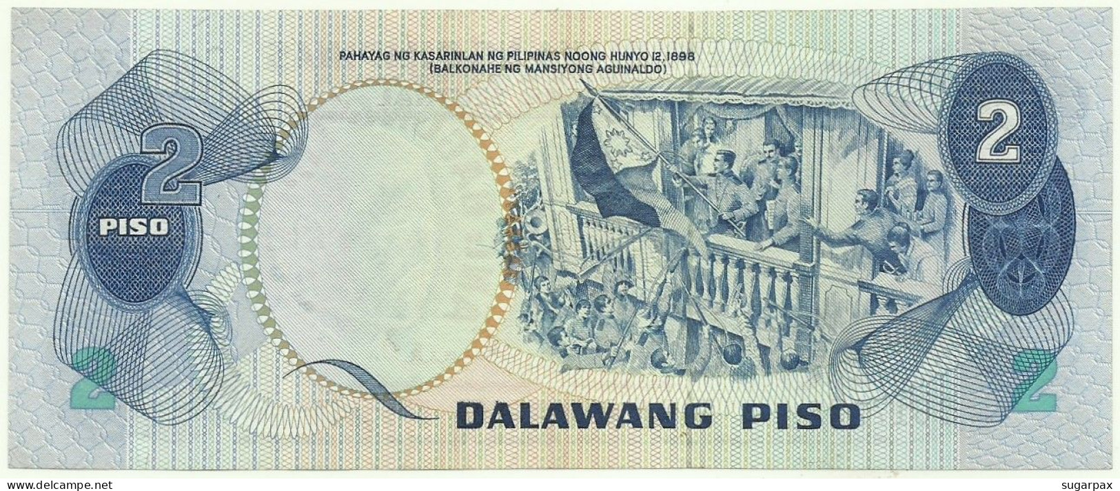 Philippines - 2 Piso - ND ( 1970s ) - Pick 152 - Unc. - Sign. 8 - Serie C - ANG BAGONG LIPUNAN ( 1974 - 1985 ) - Philippines