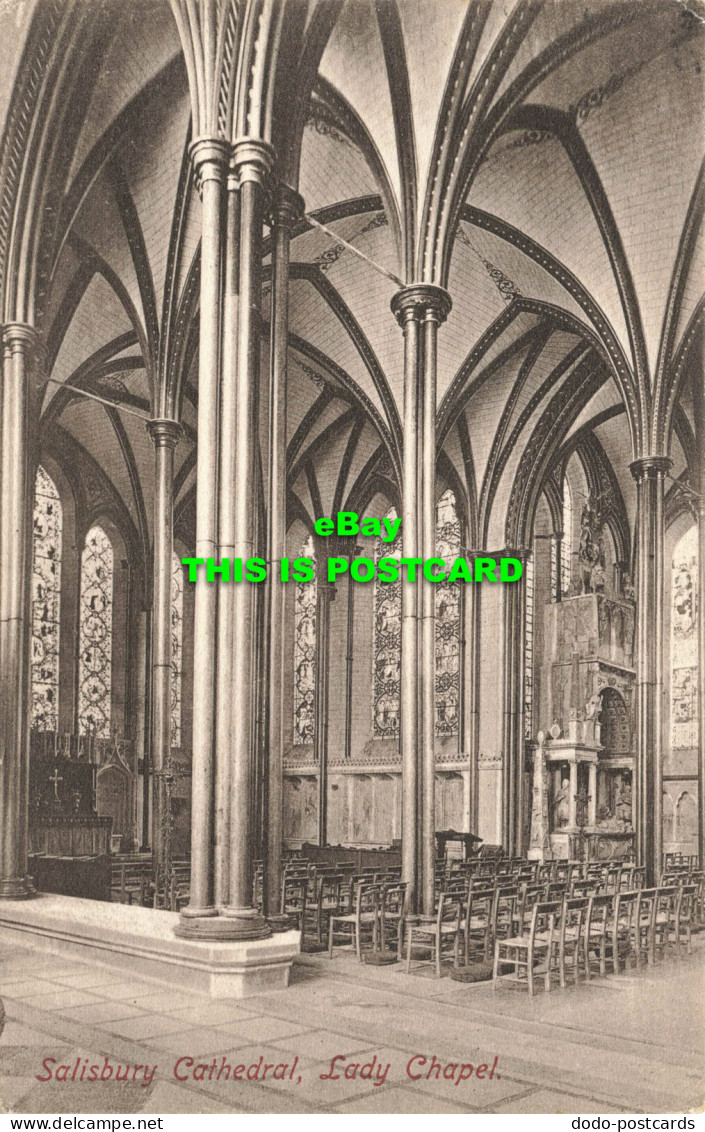 R603864 Salisbury Cathedral. Lady Chapel. F. Frith. No. 19774. 1909 - Mundo