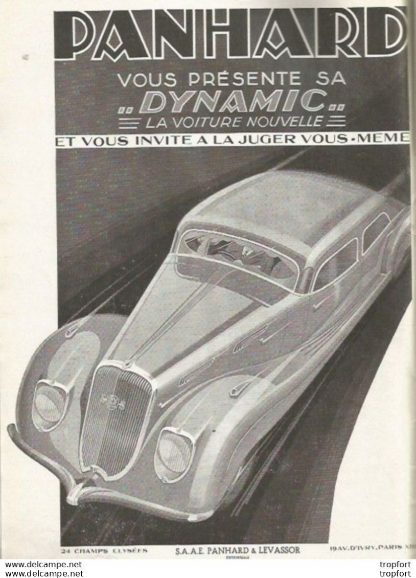 B1 / Old Theater Program // PROGRAMME Théâtre Opéra LA CHAUVE SOURIS LYON 1934 Pub Panhard Levassor - Programmes