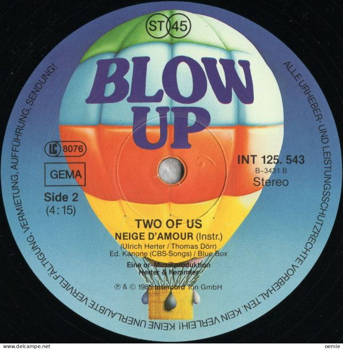 TWO OF US - 45 T - Maxi-Single