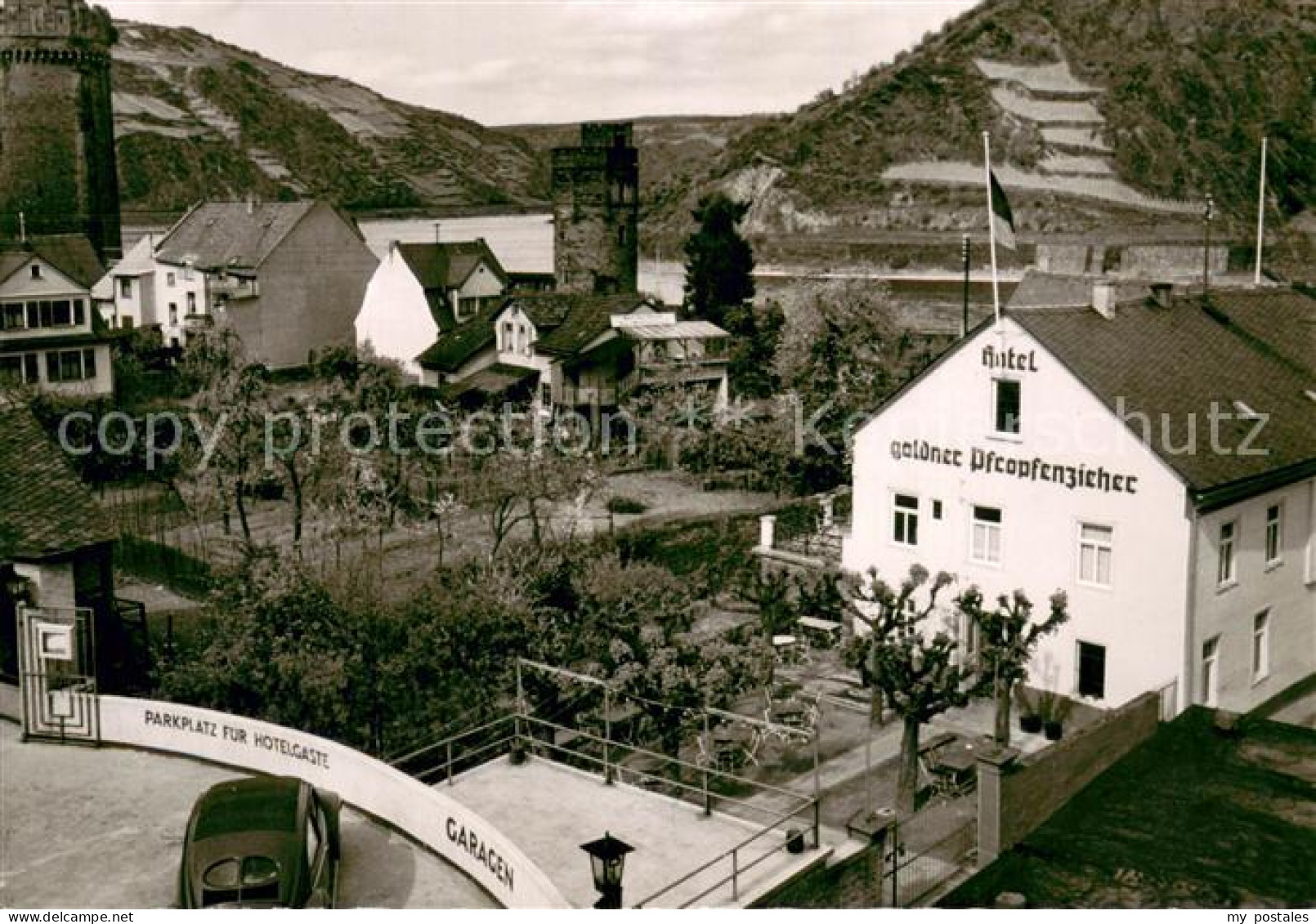 73755088 Oberwesel Rhein Hotel Goldener Pfropfenzieher Oberwesel Rhein - Oberwesel