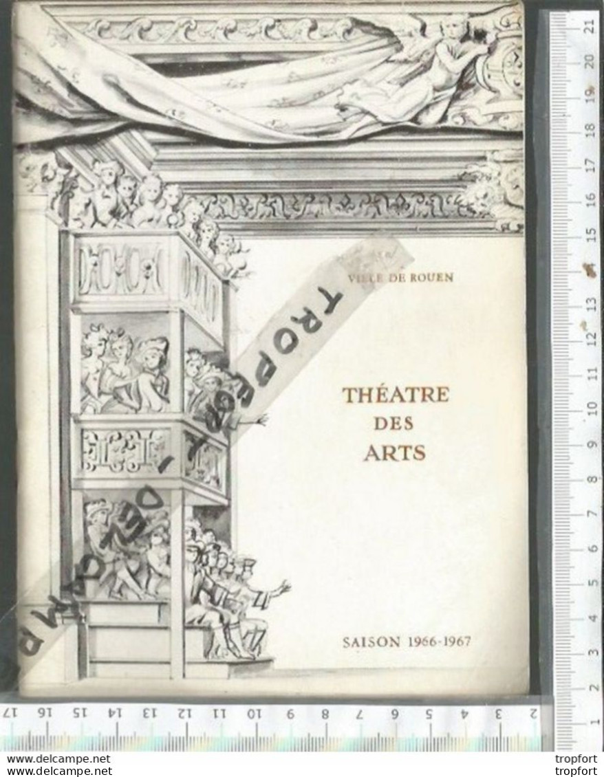 FF / LOT 26 PROGRAMME Ancien  THEATRE OPERA Des ARTS DE ROUEN  Saison De 1960 à 1969 - Programs