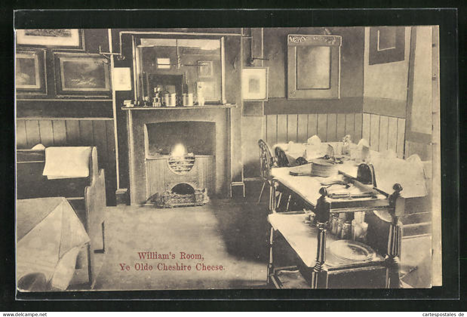 Pc London, Restaurant Ye Olde Cheshire Cheese, William`s Room  - Altri & Non Classificati