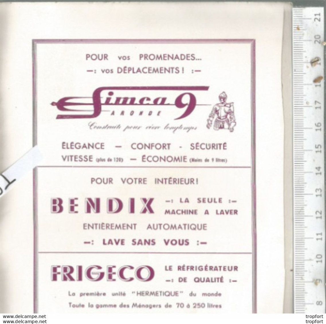 PG / Vintage // PROGRAMME THEATRE De CHERBOURG 1953  LES SALTIMBANQUES  Publicités RENAULT SIMCA - Programmes