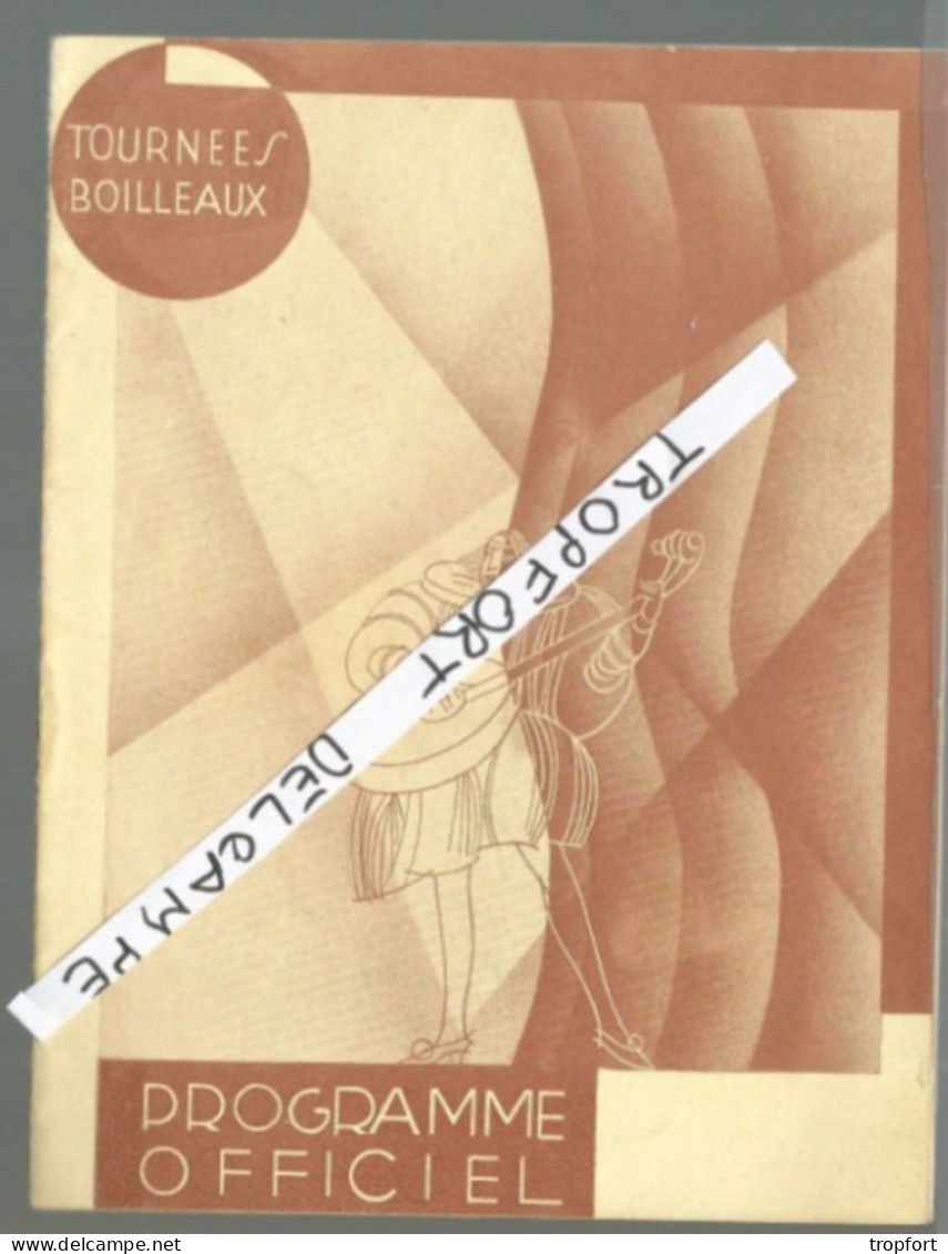 PG / Vintage // Rare PROGRAMME Tournées BOILEAUX  Les CLOCHES De CORNEVILLE  Theatre Opera - Programma's