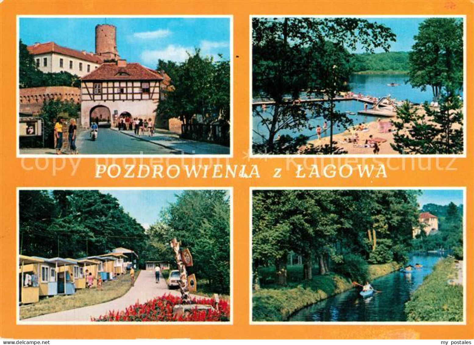 73597119 Lagow Ostbrandenburg Innenstadt Torboten Ferienzentrum Bungalows Am Lag - Pologne