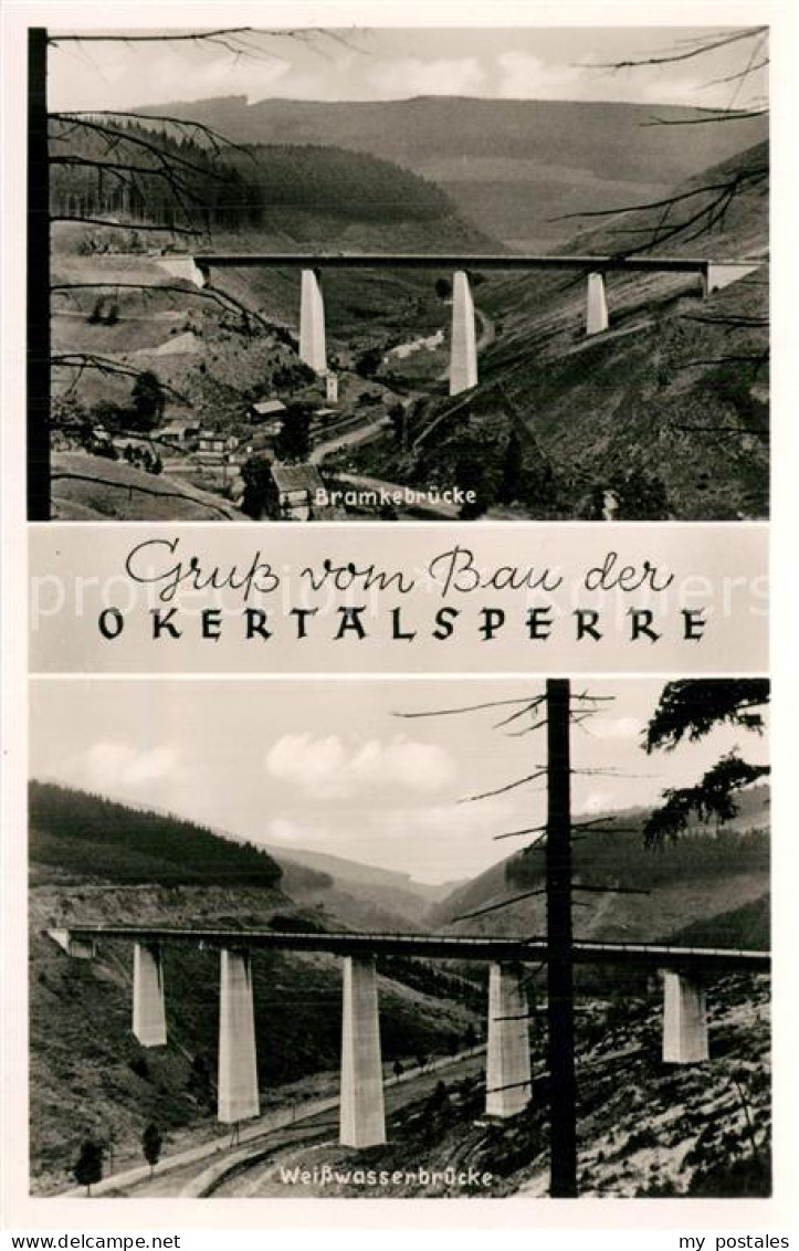 73596939 Okertalsperre Bramkebruecke Weisswasserbruecke Okertalsperre - Goslar